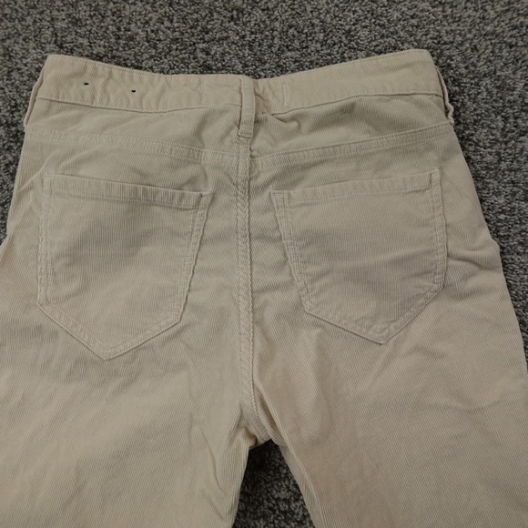 Hollister Jeans Womens 5 Beige Corduroy Pants High Rise Flare Bell Stretch Flex - Picture 10 of 11
